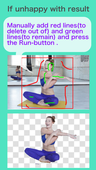 Emulate iPhone app Smart Cut-Out - app to cut out some of the photos and remove background using MyAndroid Emulate iPhone app Smart Cut-Out - app to cut out some of the photos and remove background using MyAndroid