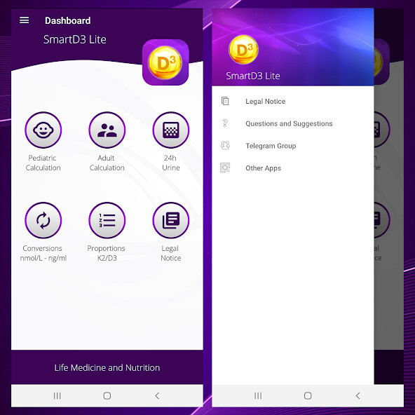 Run android online APK SmartD3 - Expert Vitamin D3 Calculator from MyAndroid or emulate SmartD3 - Expert Vitamin D3 Calculator using MyAndroid Run android online APK SmartD3 - Expert Vitamin D3 Calculator from MyAndroid or emulate SmartD3 - Expert Vitamin D3 Calculator using MyAndroid
