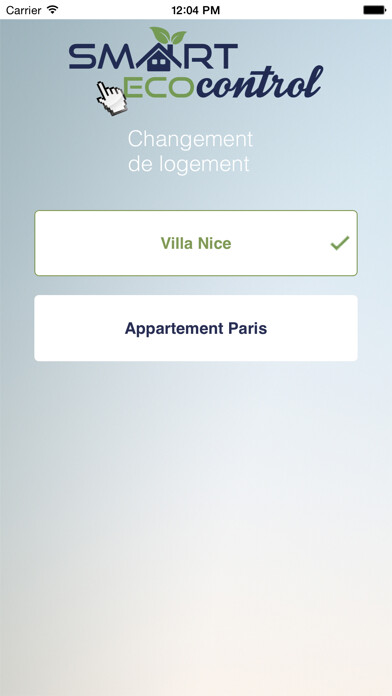 Emulate iPhone app Smart ECOcontrol using MyAndroid