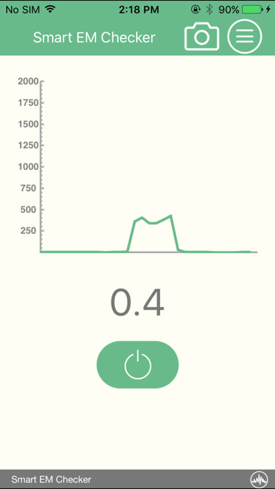 Emulate iPhone app Smart EM Checker EX using MyAndroid