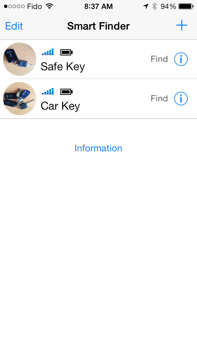 Emulate iPhone app Smart Finder - Bluetooth Smart Object Locator using MyAndroid Emulate iPhone app Smart Finder - Bluetooth Smart Object Locator using MyAndroid