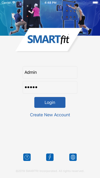 Emulate iPhone app SMARTfit - Seize the Now using MyAndroid