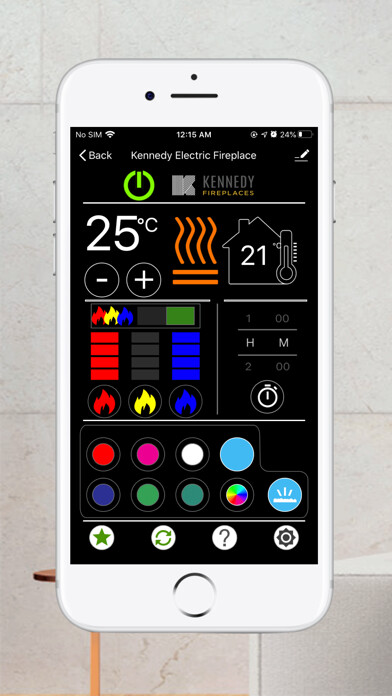 Emulate iPhone app Smart Flame Connect using MyAndroid