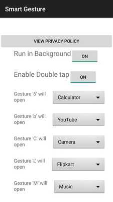 Emulate Android APK Smart Gesture