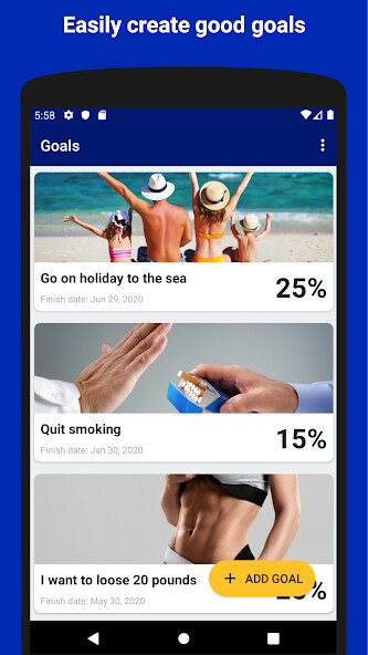 Run android online APK Smart goal planner from MyAndroid or emulate Smart goal planner using MyAndroid