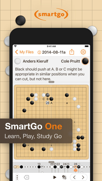 Emulate iPhone app SmartGo One using MyAndroid