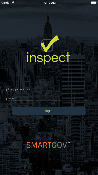 Emulate iPhone app SMARTGov Inspect using MyAndroid Emulate iPhone app SMARTGov Inspect using MyAndroid