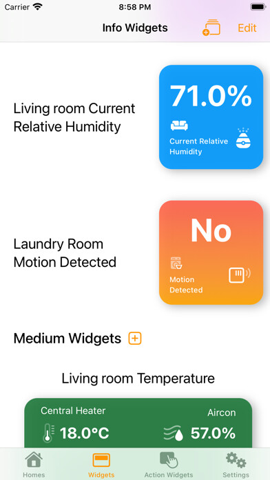 Emulate iPhone app Smart Home Widgets using MyAndroid Emulate iPhone app Smart Home Widgets using MyAndroid