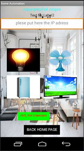 Emulate Android APK Smart House via bluetooth and Arduino