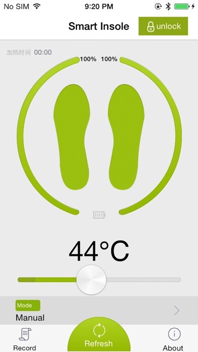 Emulate iPhone app smart insoles using MyAndroid Emulate iPhone app smart insoles using MyAndroid