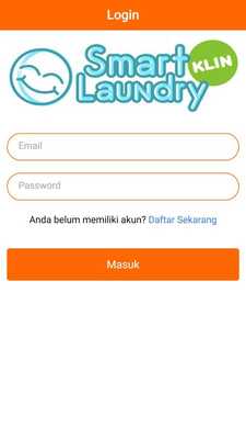 Emulate Android APK Smart Klin Laundry