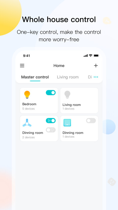Emulate iPhone app Smart Light - one key control using MyAndroid Emulate iPhone app Smart Light - one key control using MyAndroid