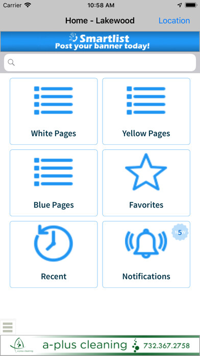 Emulate iPhone app SmartList Local Directory using MyAndroid Emulate iPhone app SmartList Local Directory using MyAndroid