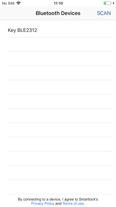 Emulate iPhone app Smartlock BLE using MyAndroid