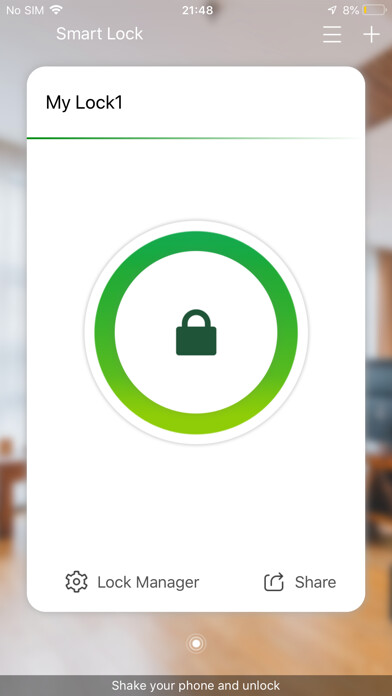 Emulate iPhone app SmartLockBT using MyAndroid