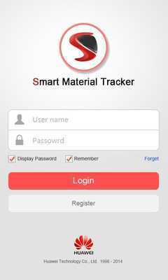 Emulate Android APK Smart Material Tracker