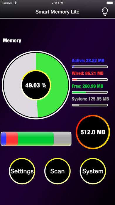 Emulate iPhone app Smart Memory Lite - Check RAM & System Checker using MyAndroid Emulate iPhone app Smart Memory Lite - Check RAM & System Checker using MyAndroid