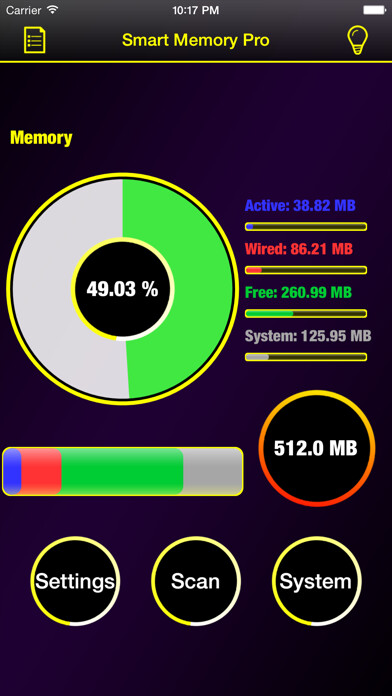Emulate iPhone app Smart Memory Pro - Check RAM & System Checker using MyAndroid Emulate iPhone app Smart Memory Pro - Check RAM & System Checker using MyAndroid