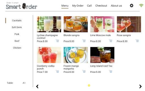 Run android online APK Smart Menu - Self Ordering Menu from MyAndroid or emulate Smart Menu - Self Ordering Menu using MyAndroid