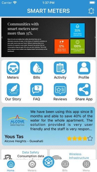 Emulate iPhone app Smart Meters using MyAndroid
