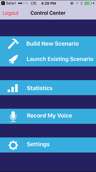 Emulate iPhone app SmartNotice Launcher using MyAndroid