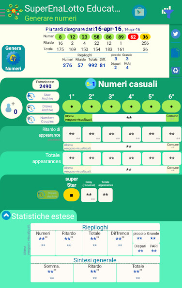 Run android online APK smart numbers for SuperEnalotto from MyAndroid or emulate smart numbers for SuperEnalotto using MyAndroid Run android online APK smart numbers for SuperEnalotto from MyAndroid or emulate smart numbers for SuperEnalotto using MyAndroid