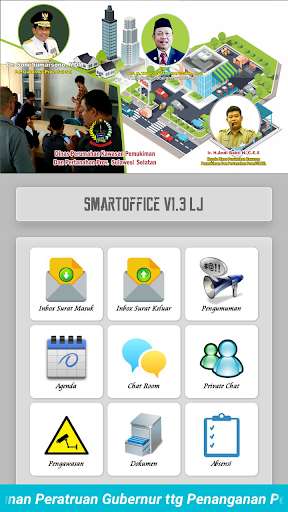 Run android online APK SmartOffice LJ V1.3 Dinas Perumahan Sulsel from MyAndroid or emulate SmartOffice LJ V1.3 Dinas Perumahan Sulsel using MyAndroid