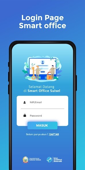 Run android online APK SmartOffice Prov. Sulsel from MyAndroid or emulate SmartOffice Prov. Sulsel using MyAndroid