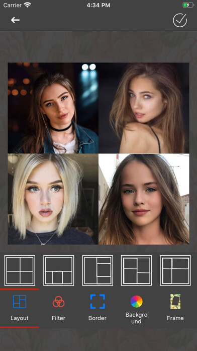 Emulate iPhone app Smart Photo Collage Maker using MyAndroid