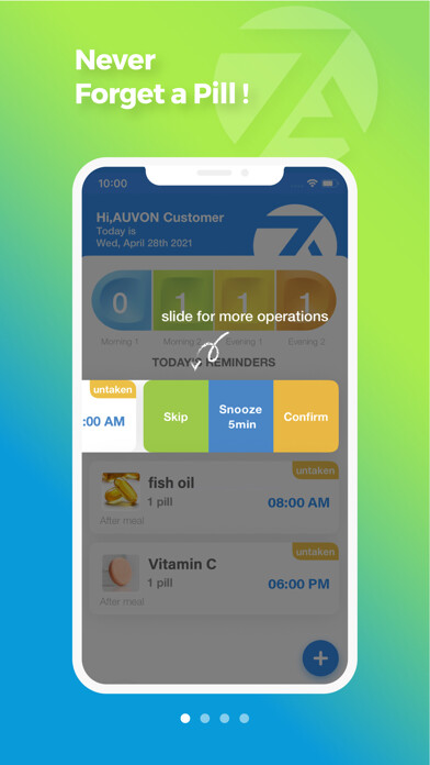 Emulate iPhone app Smart Pill Reminder using MyAndroid