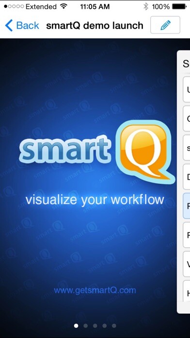 Emulate iPhone app smartQ - workflow management using MyAndroid Emulate iPhone app smartQ - workflow management using MyAndroid