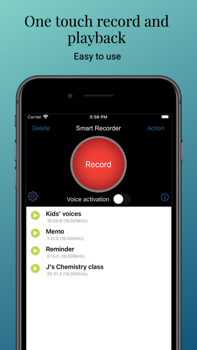 Emulate iPhone app Smart Recorder Transcriber AF using MyAndroid Emulate iPhone app Smart Recorder Transcriber AF using MyAndroid