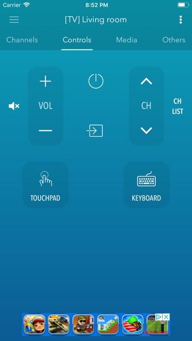 Emulate iPhone app Smart Remote For Samsung TV using MyAndroid Emulate iPhone app Smart Remote For Samsung TV using MyAndroid