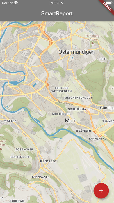 Emulate iPhone app SmartReport Hauptstadtregion using MyAndroid