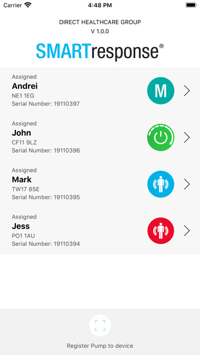 Emulate iPhone app SMARTresponse V1 using MyAndroid