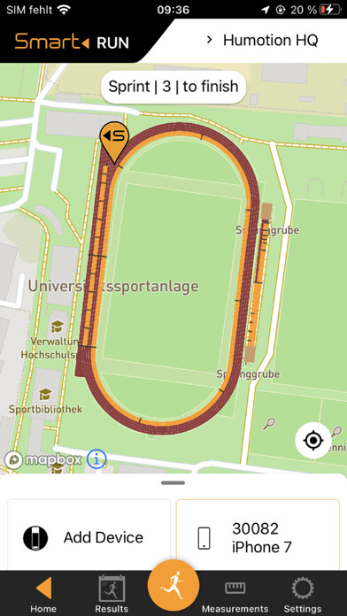 Emulate iPhone app Smart Run by Humotion using MyAndroid Emulate iPhone app Smart Run by Humotion using MyAndroid