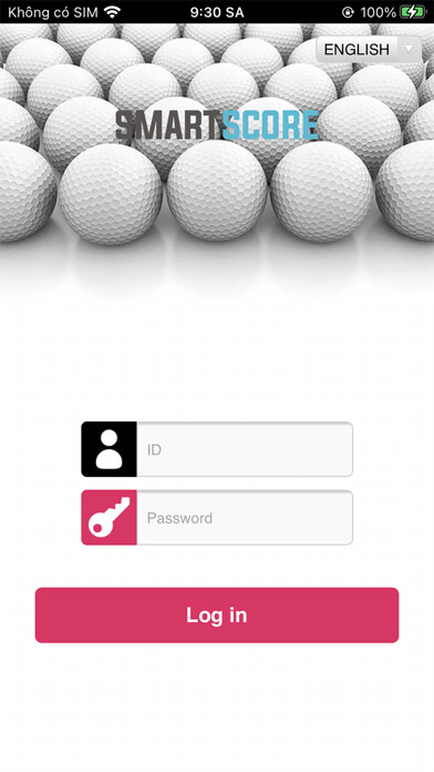 Emulate iPhone app Smartscore-Golf course control using MyAndroid