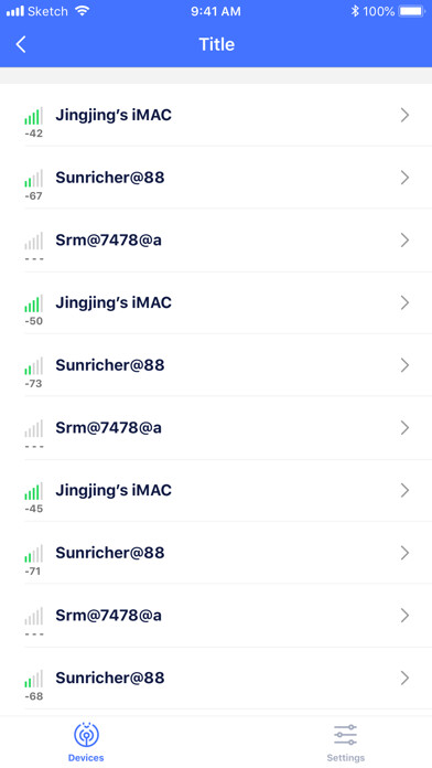 Emulate iPhone app Smart Sensor Tools using MyAndroid