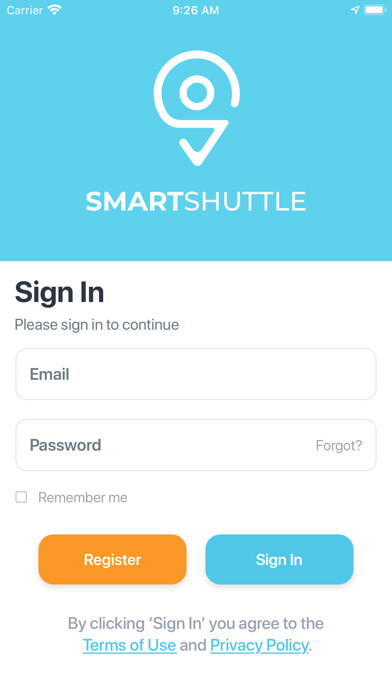 Emulate iPhone app SmartShuttle Driver using MyAndroid Emulate iPhone app SmartShuttle Driver using MyAndroid