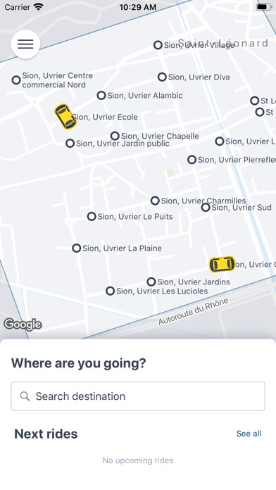 Emulate iPhone app SmartShuttle using MyAndroid