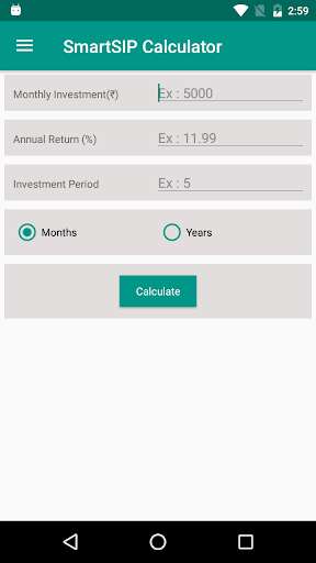 Run android online APK SmartSIP Calculator from MyAndroid or emulate SmartSIP Calculator using MyAndroid