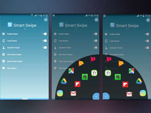 Run android online APK Smart Swipe from MyAndroid or emulate Smart Swipe using MyAndroid
