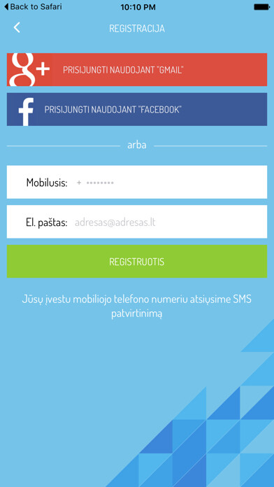 Emulate iPhone app Smart Taxi Lithuania using MyAndroid Emulate iPhone app Smart Taxi Lithuania using MyAndroid