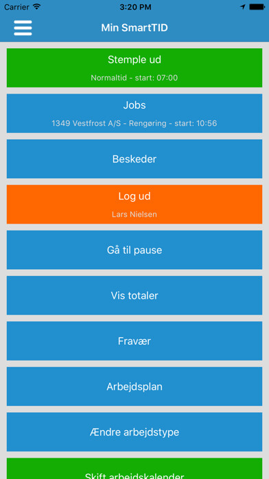 Emulate iPhone app SmartTID Phone using MyAndroid