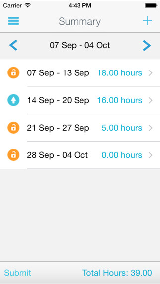 Emulate iPhone app SmartTimesheet using MyAndroid Emulate iPhone app SmartTimesheet using MyAndroid