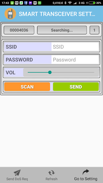 Emulate Android APK SMART TRANSCEIVER SETTING Emulate Android APK SMART TRANSCEIVER SETTING