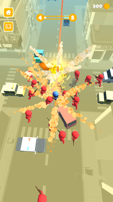 Emulate iPhone app Smasher Hero using MyAndroid