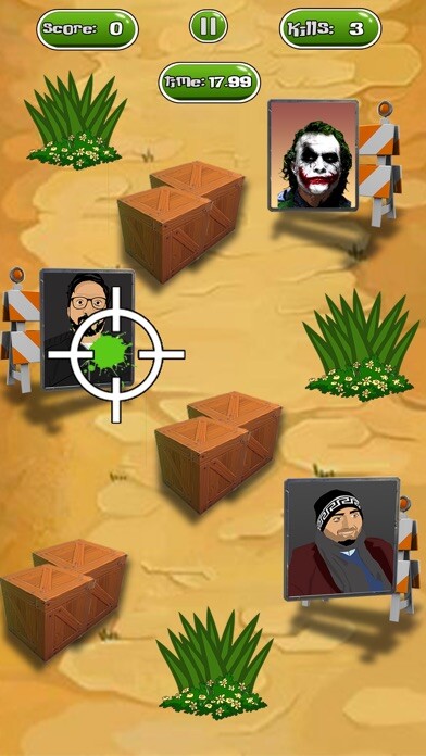 Emulate iPhone app Smash Friends-Stress Buster 3D using MyAndroid