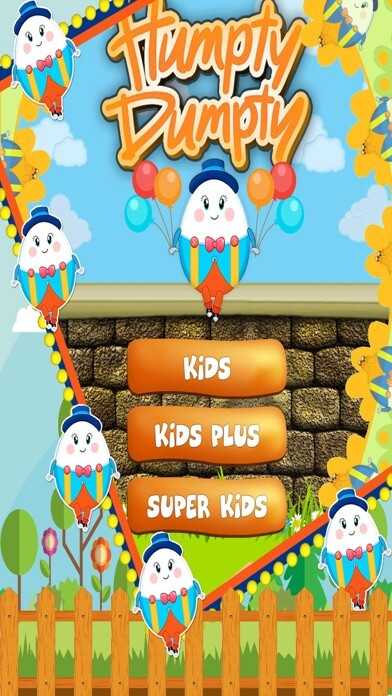 Emulate iPhone app Smashing Humpty Dumpty Games using MyAndroid