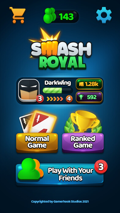 Emulate iPhone app Smash Royal using MyAndroid